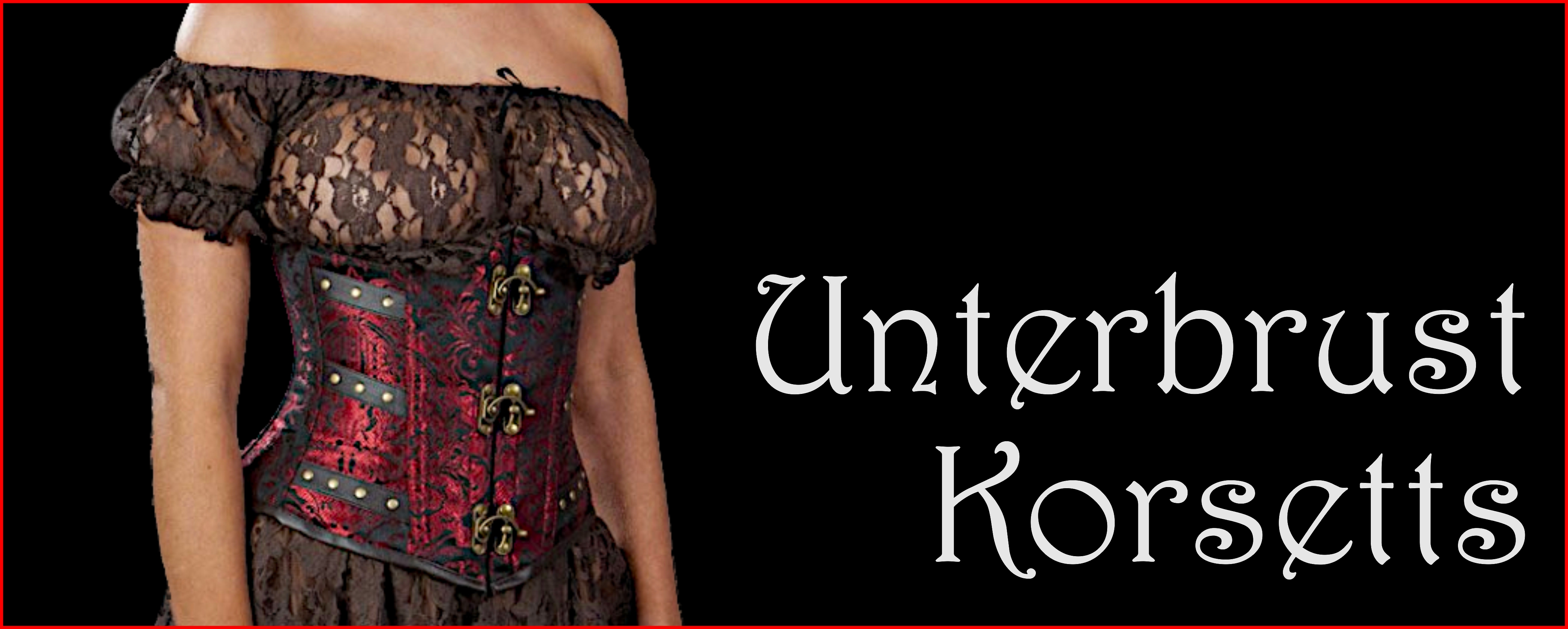 Burlesque Korsetts Unterbrustkorsetts